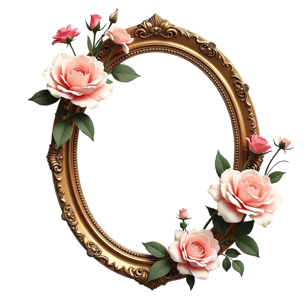 Ornate Floral Frame